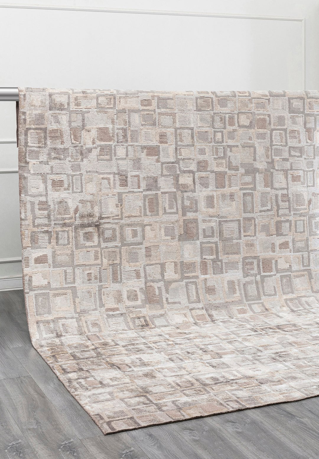 TRIBE GREY - BONE - CREAM RUG - 4