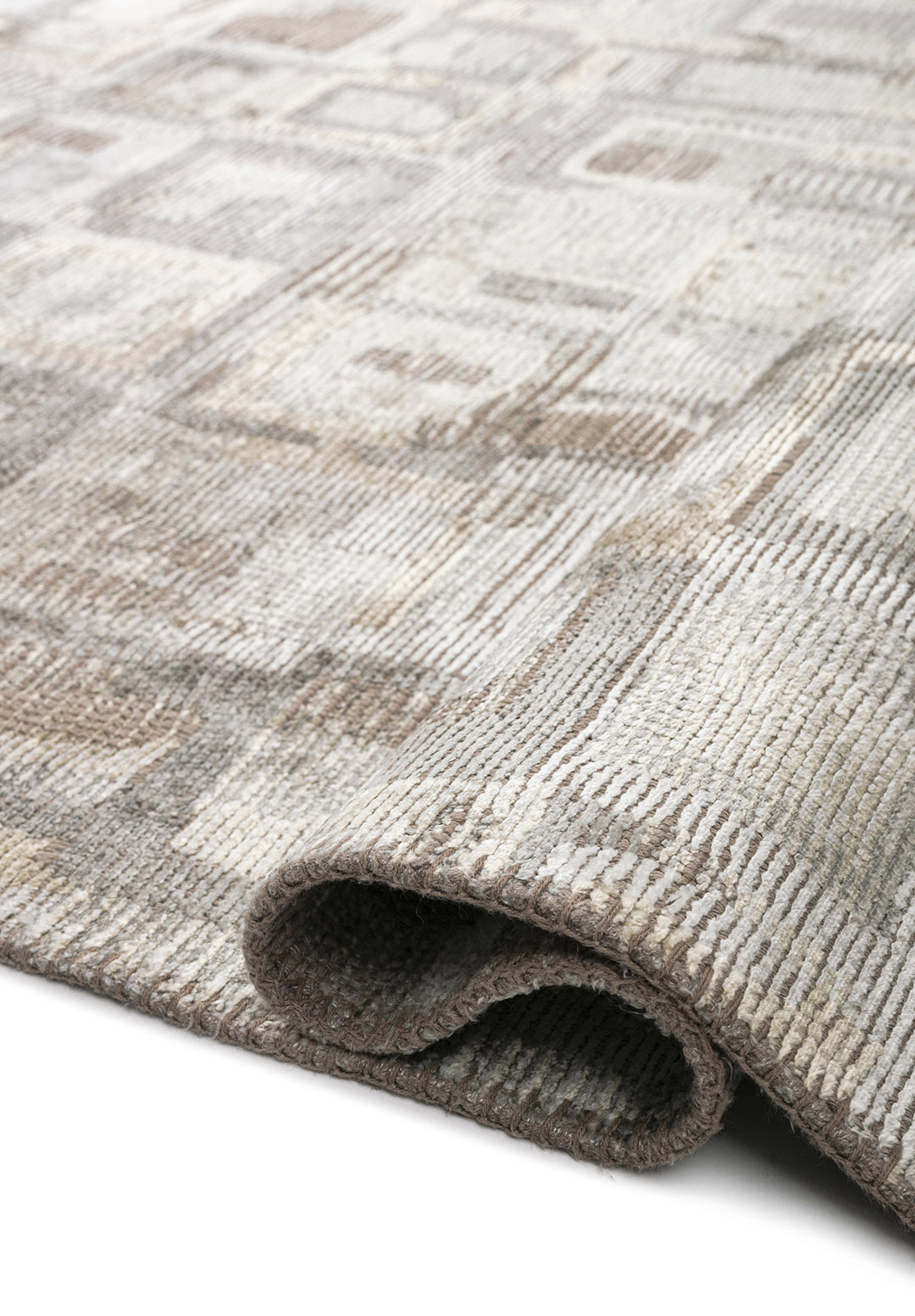 TRIBE GREY - BONE - CREAM RUG - 2