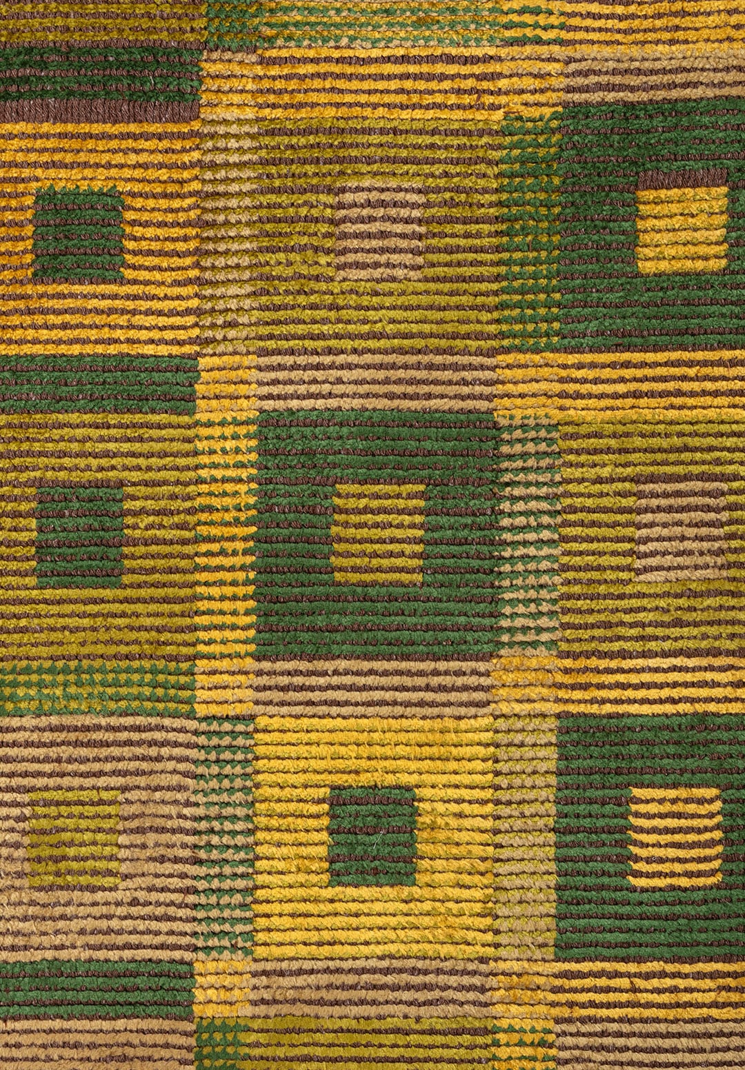 PATINA YELLOW - KIWI - FOREST GREEN - OLIVE GREEN RUG - 5