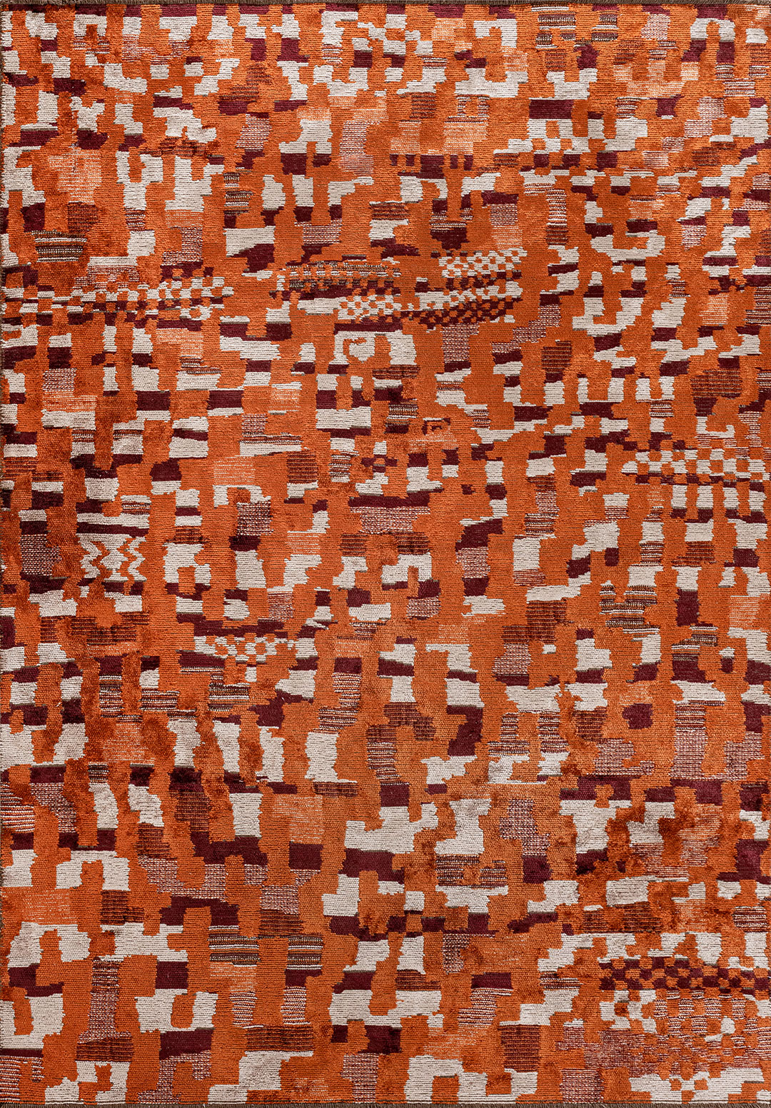 NOMAD RUST - CHERRY - BONE RUG - 1