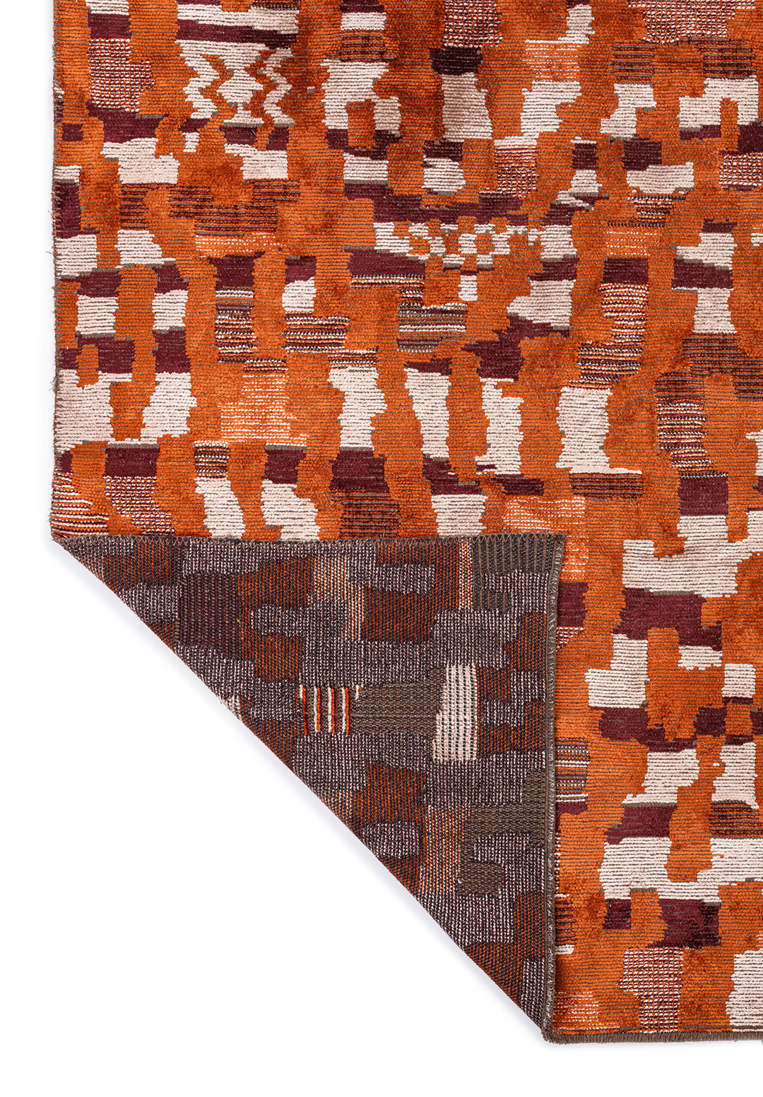 NOMAD RUST - CHERRY - BONE RUG - 3