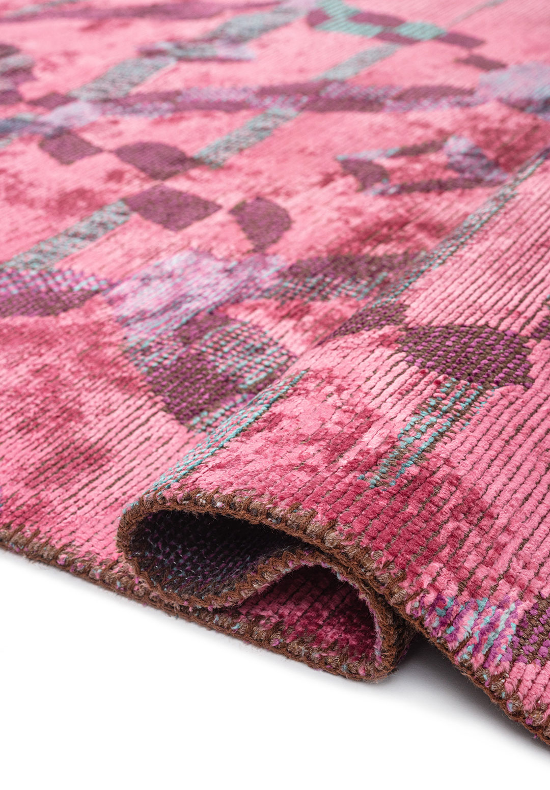 JASMINE PURPLE - PINK - TURQUOISE RUG - 2