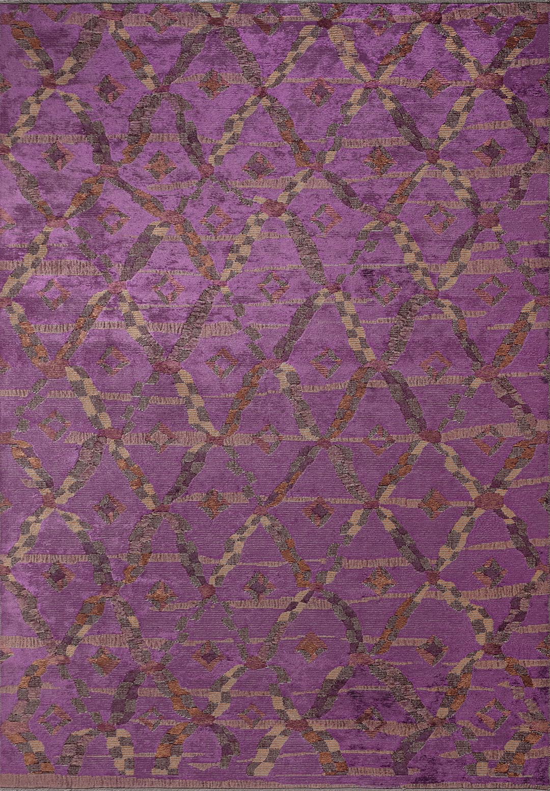 JASMINE CHERRY - PURPLE - TERRA RUG - 1