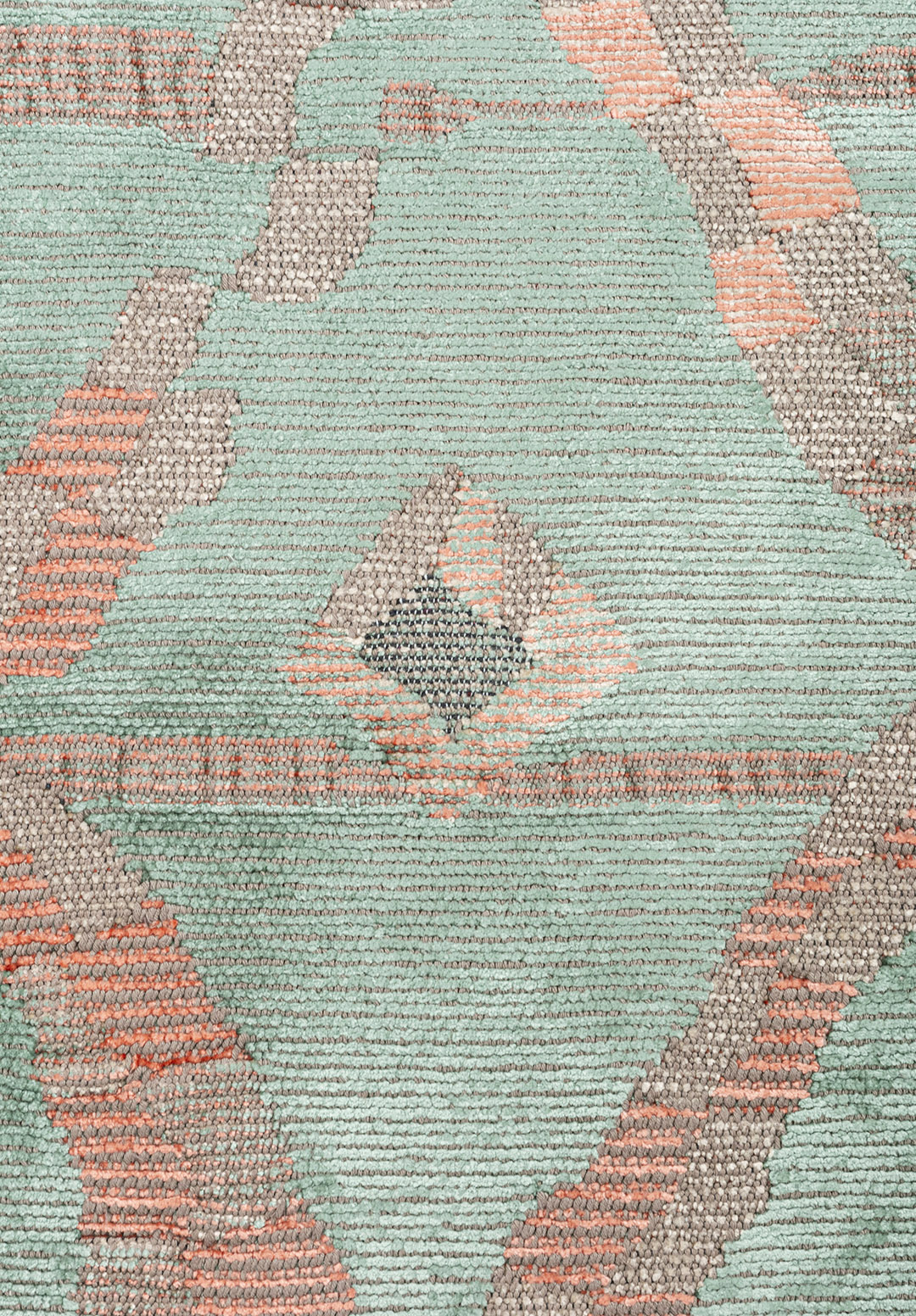 JASMINE CREAM - RIVER GREEN - LIGHT CORAL RUG - 5