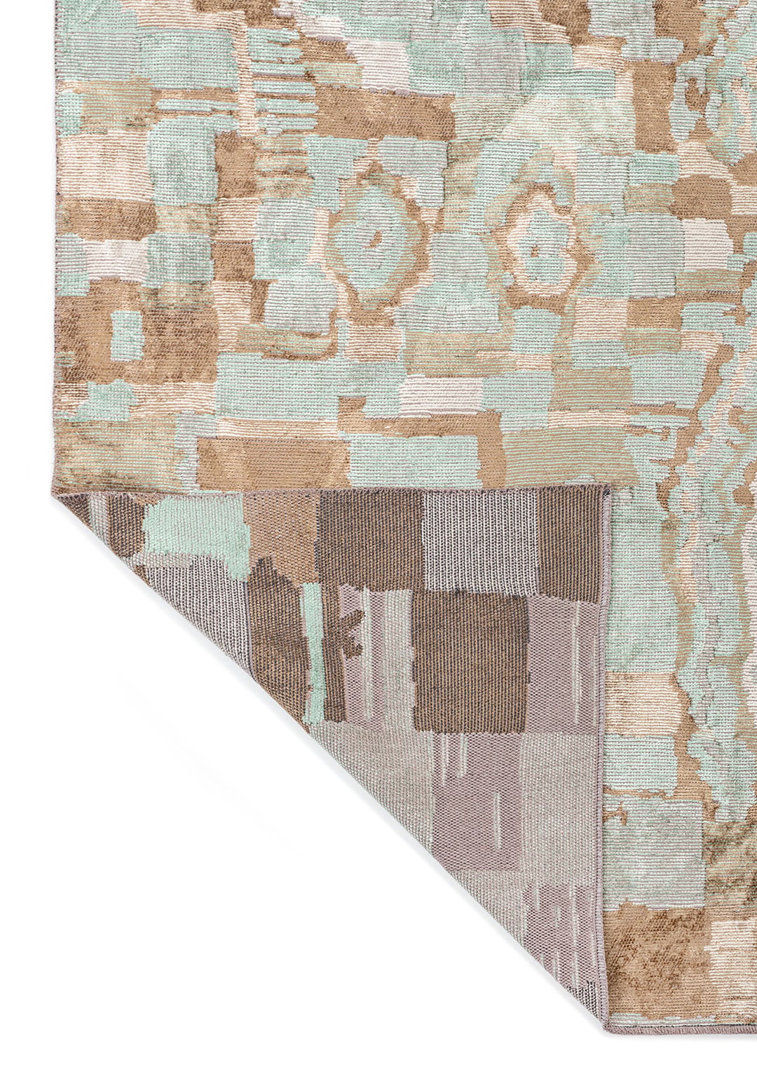 FOSSIL MINK - LIGHT CREAM - RIVER GREEN RUG - 3