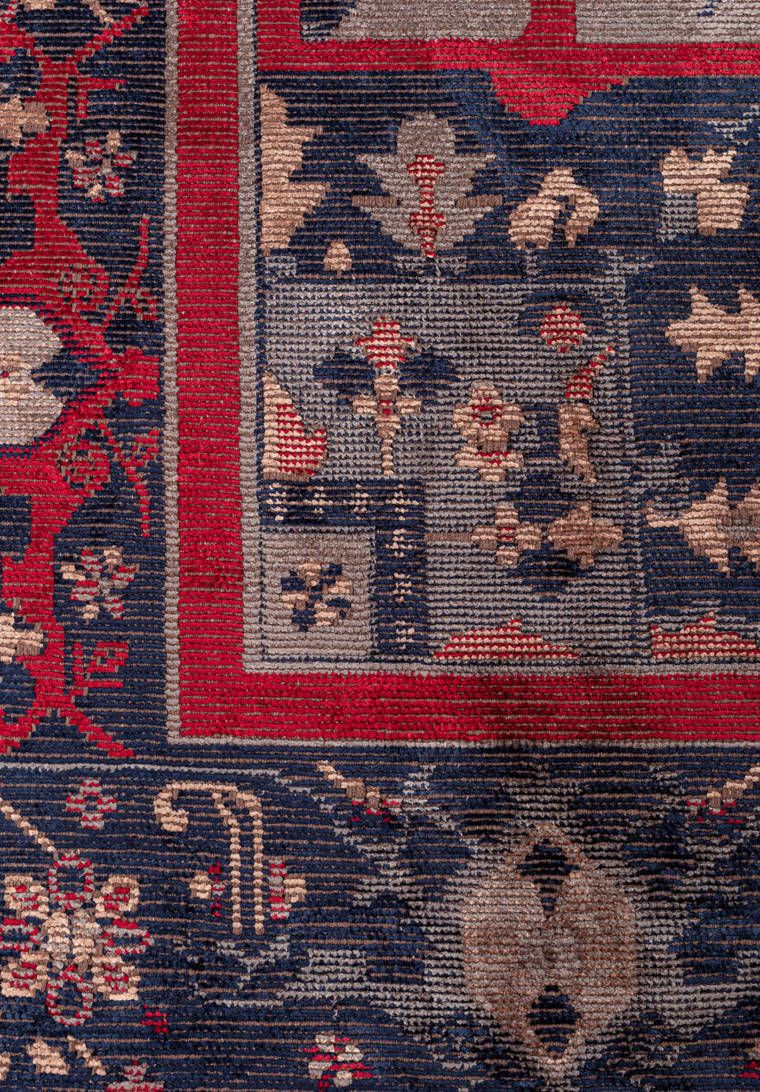 CITADEL BLUE - DARK NAVY - RED - BEIGE RUG - 5
