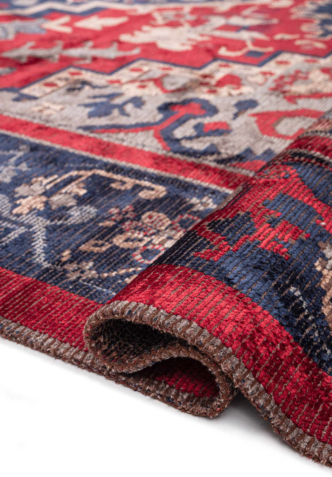 CITADEL BLUE - DARK NAVY - RED - BEIGE RUG - 2