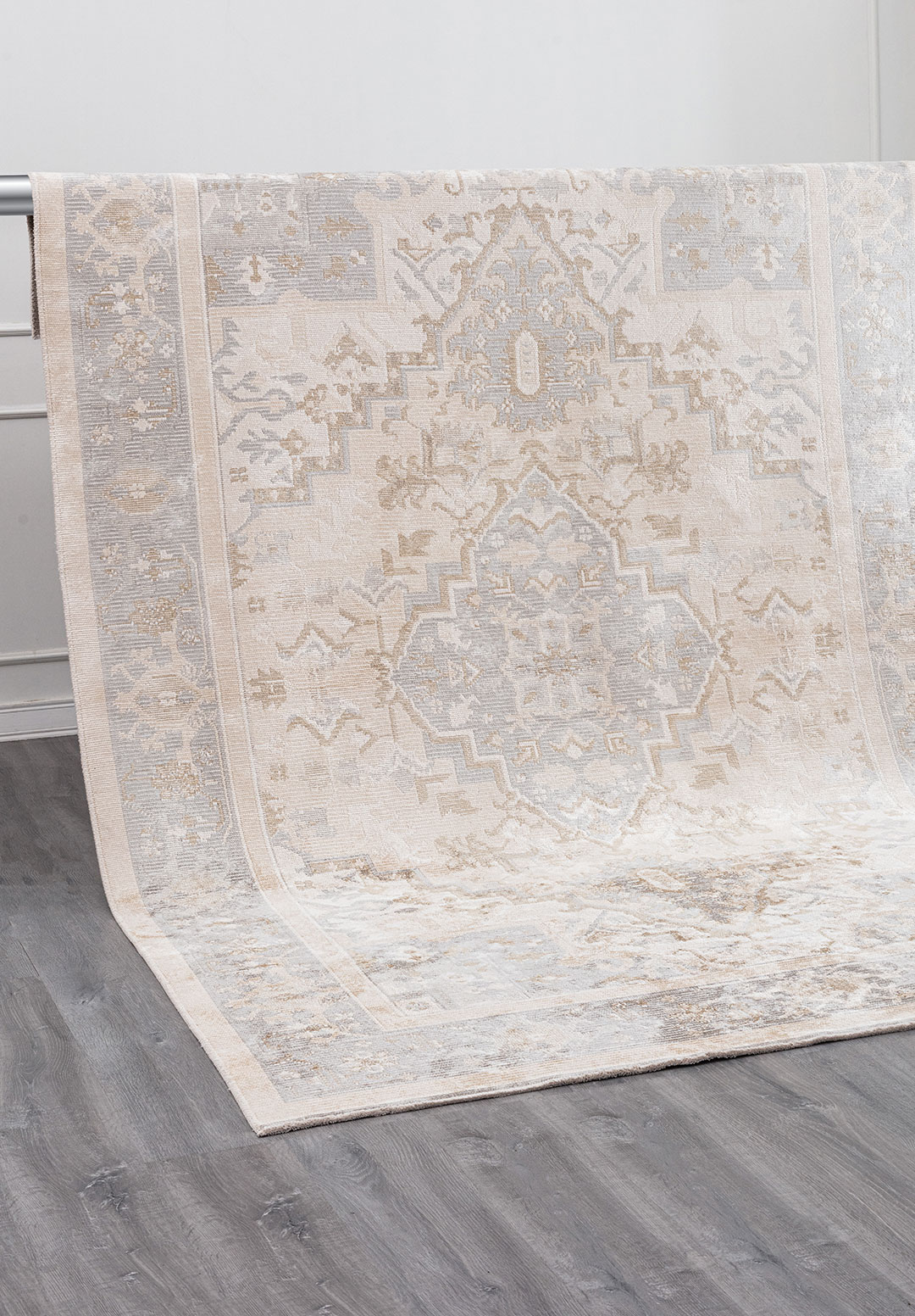 CITADEL ECRU - LIGHT GREY - LIGHT CREAM - BEIGE RUG - 4