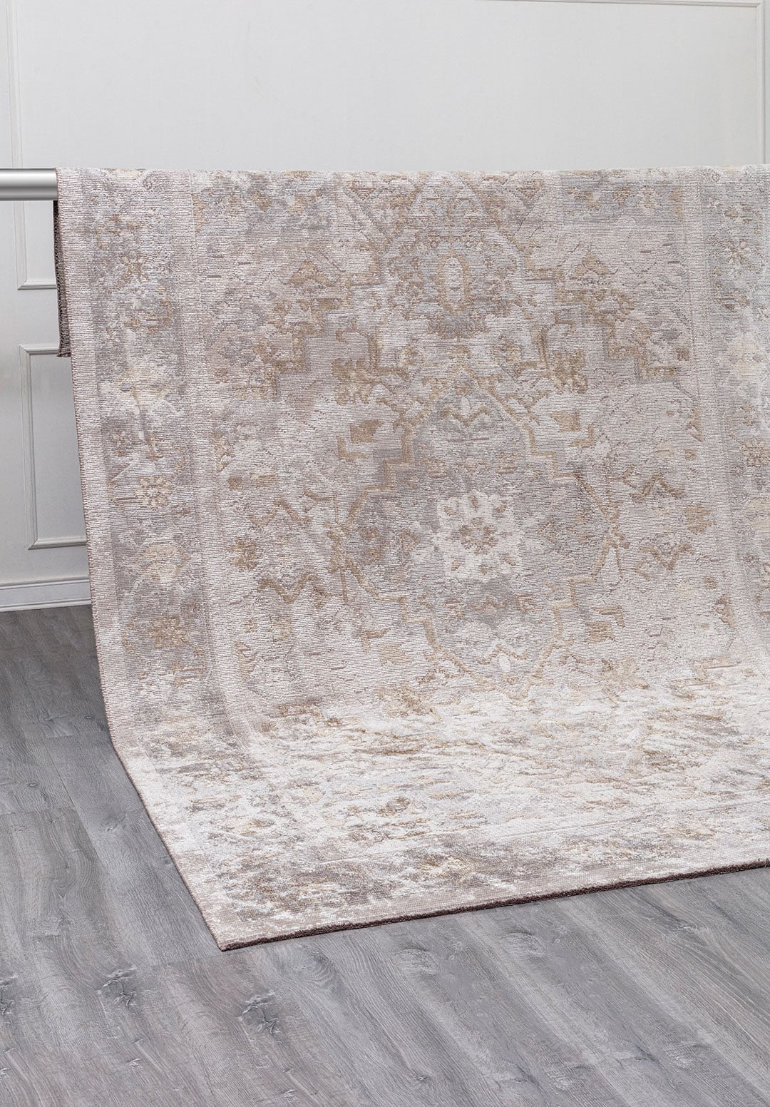CITADEL LIGHT CREAM - LIGHT GREY - BONE - BEIGE RUG - 4