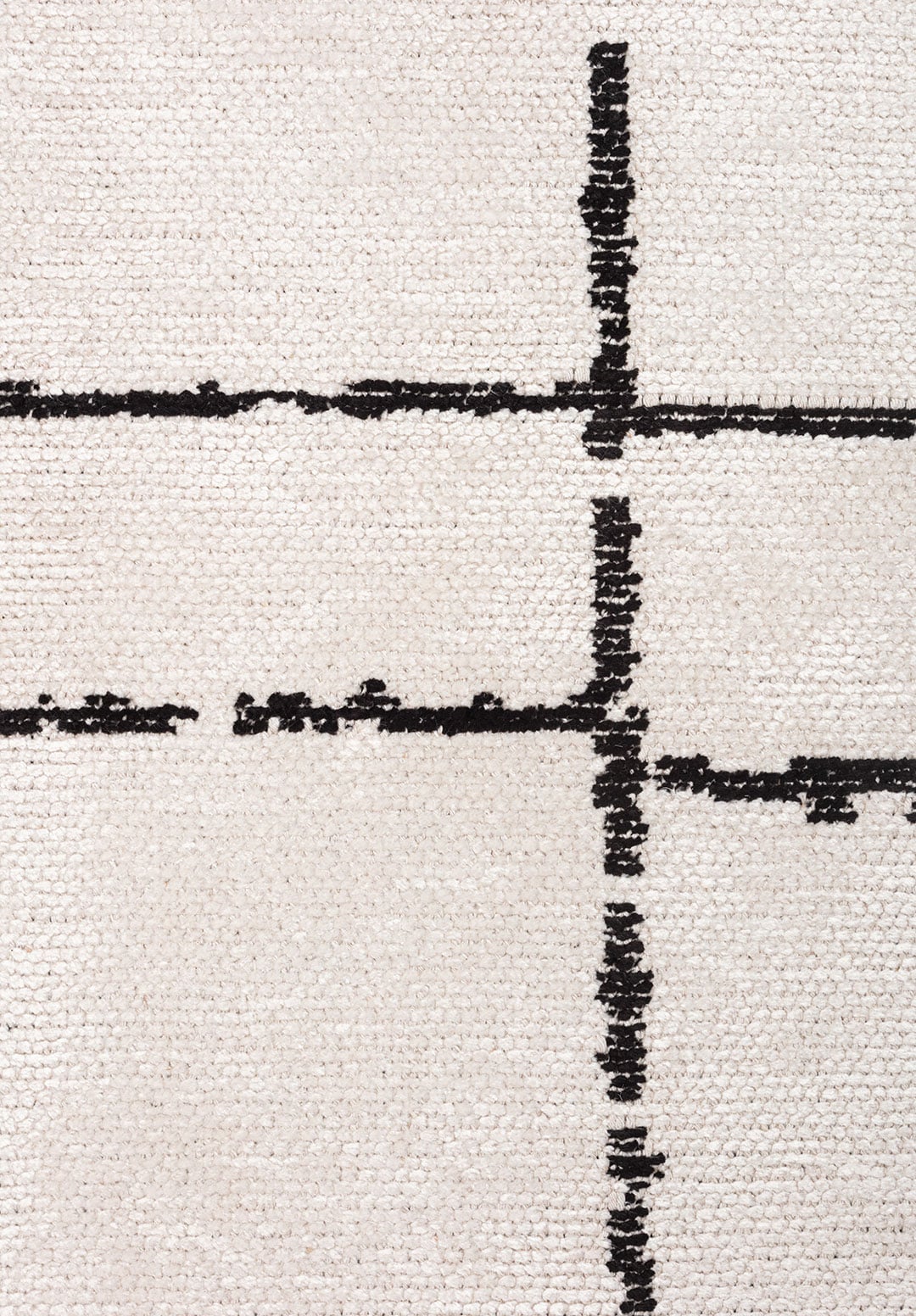 TRAIL BLACK - ECRU RUG - 5