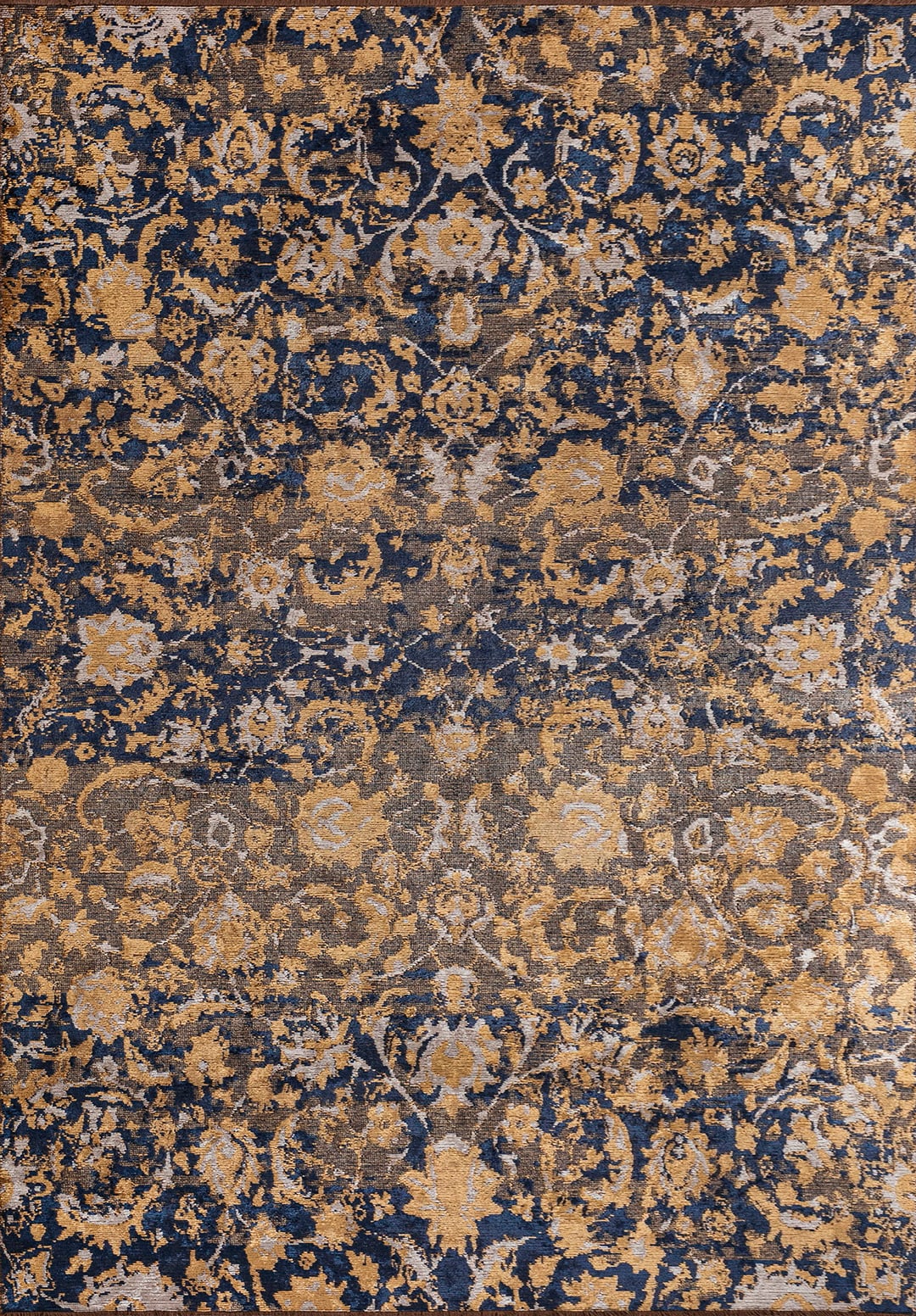 DREAM BONE - GOLD - DARK NAVY RUG