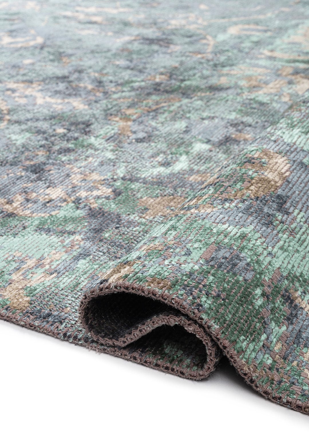 DREAM BEIGE - BLUE - RIVER GREEN RUG - 2
