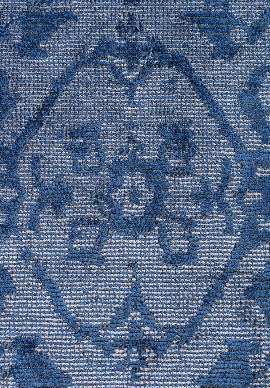 FABLE LIGHT GREY - NAVY BLUE - NAVY BLUE RUG - 5