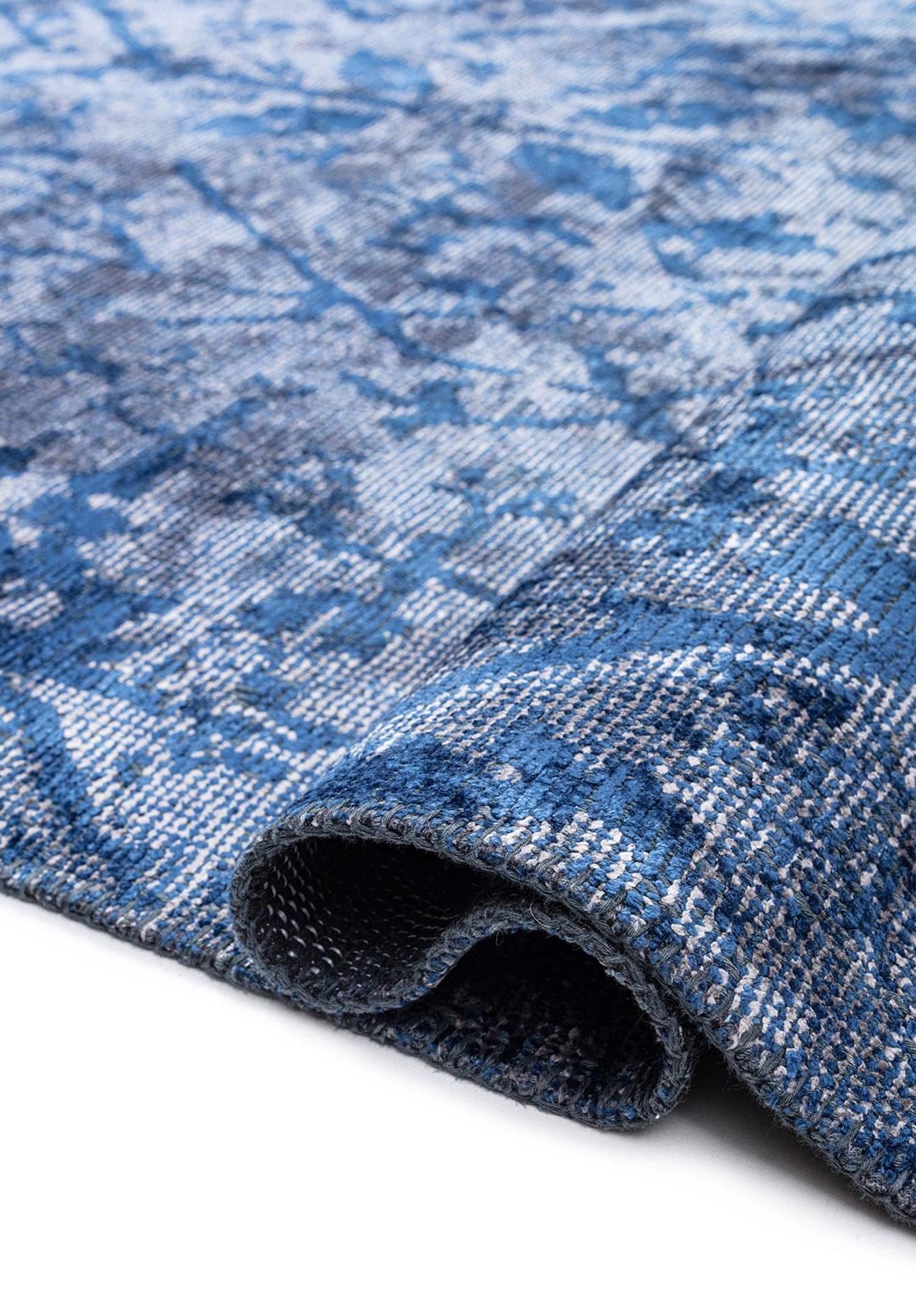 FABLE LIGHT GREY - NAVY BLUE - NAVY BLUE RUG - 2