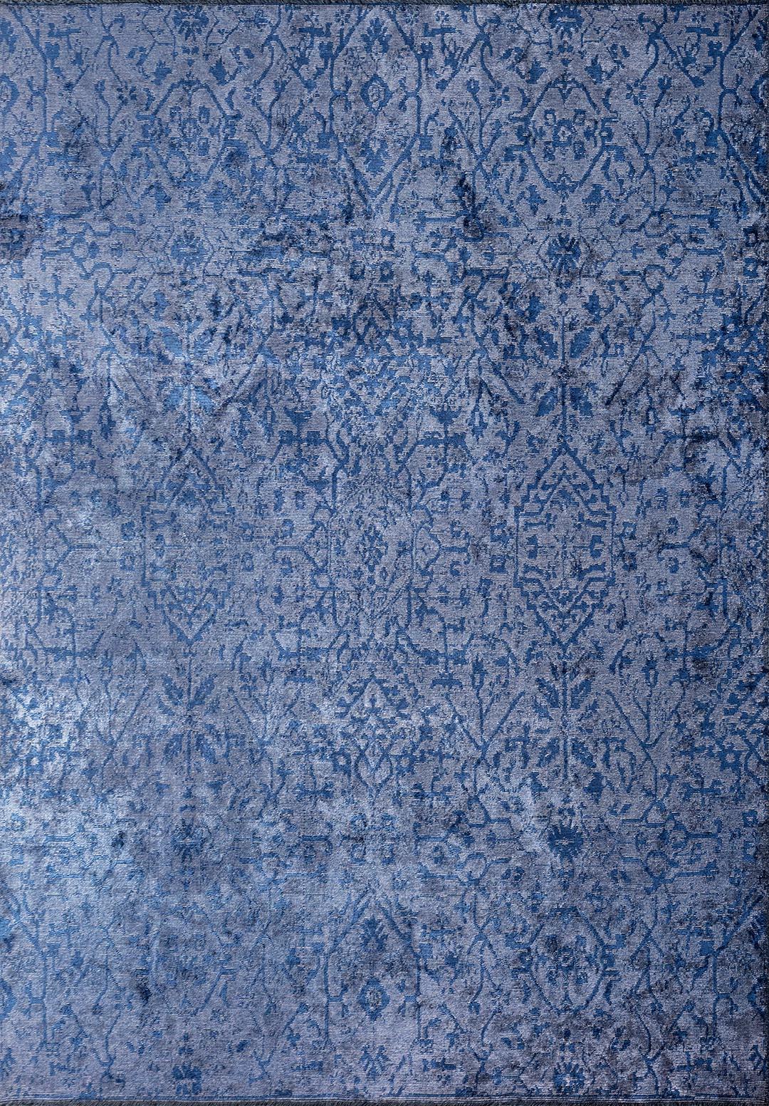 FABLE LIGHT GREY - NAVY BLUE - NAVY BLUE RUG - 1