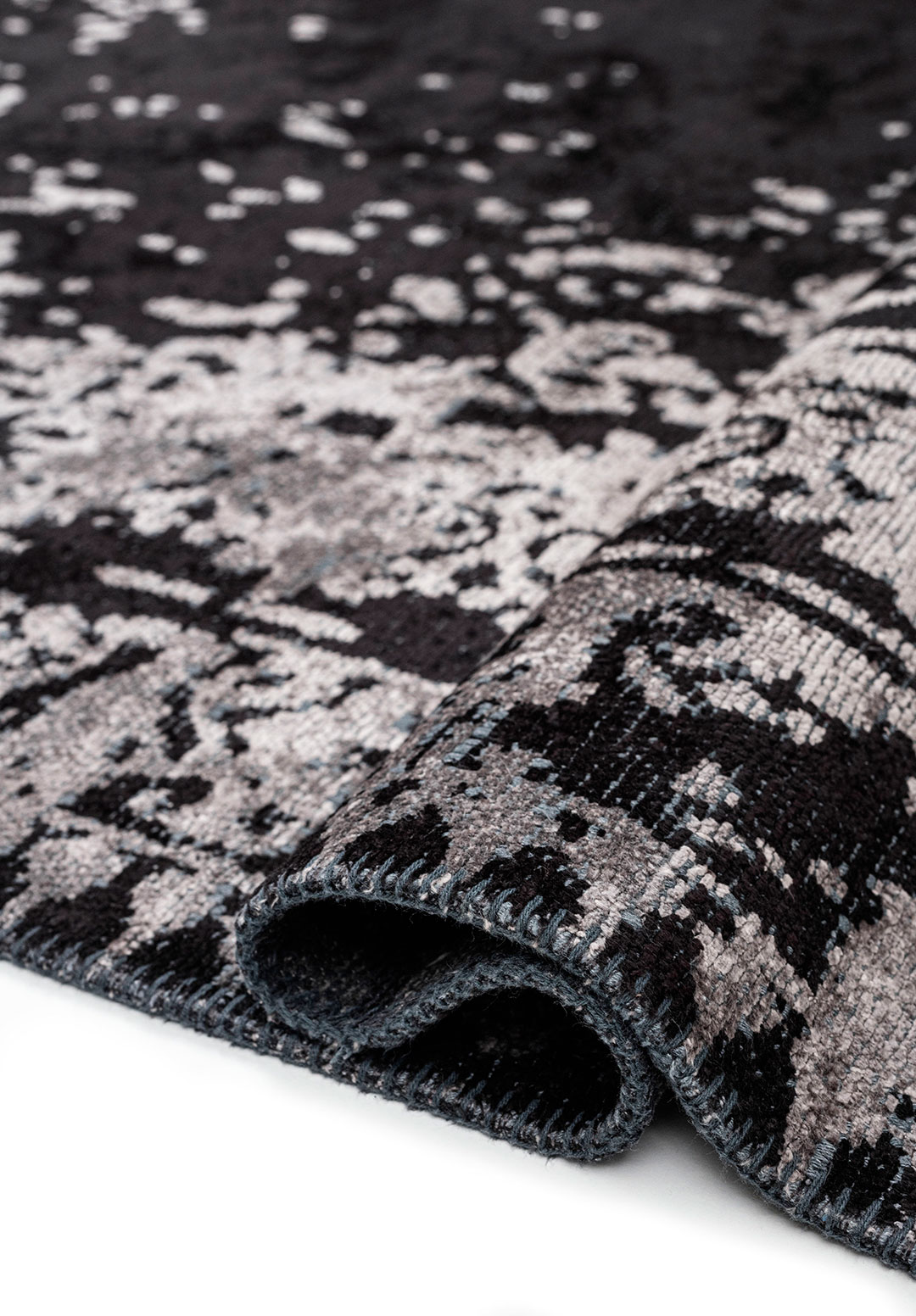 TREASURE BLACK - LIGHT GREY RUG - 2