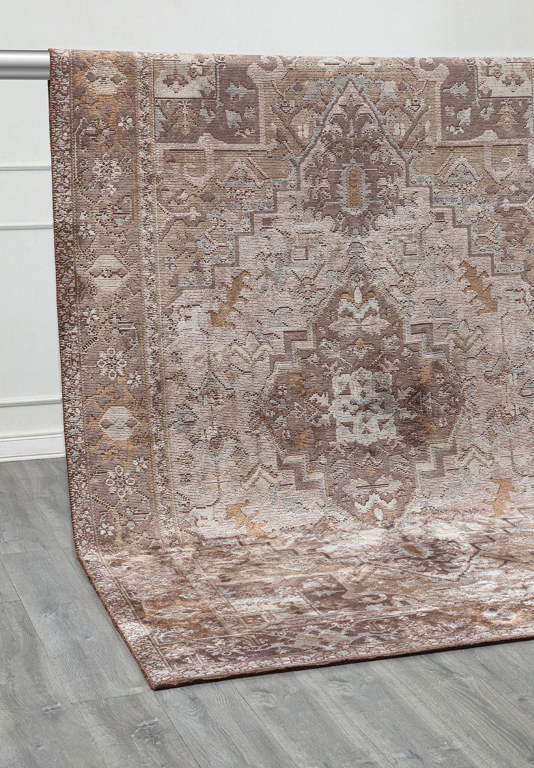 CITADEL DARK GREY - BONE - ICE BLUE - BEIGE - DARK BEIGE RUG - 4