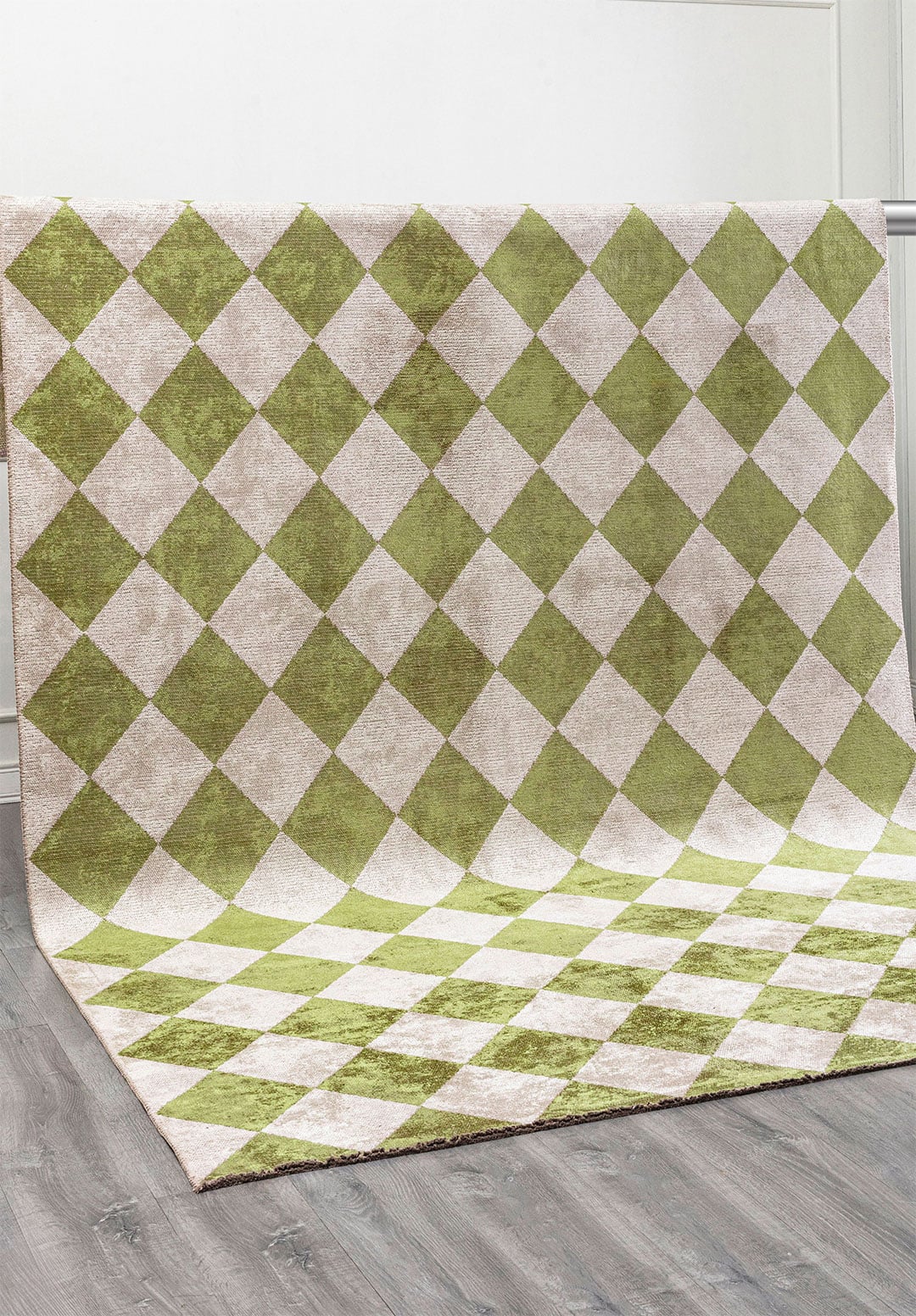 RETRO GREEN - LIGHT CREAM RUG - 4