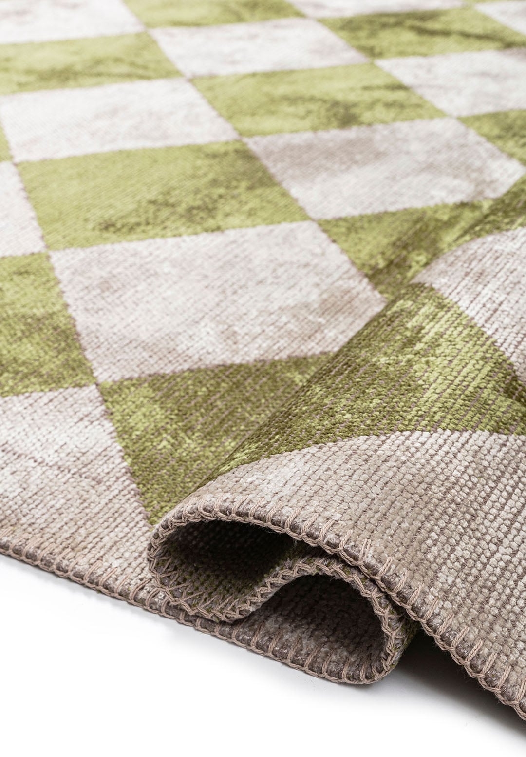 RETRO GREEN - LIGHT CREAM RUG - 2
