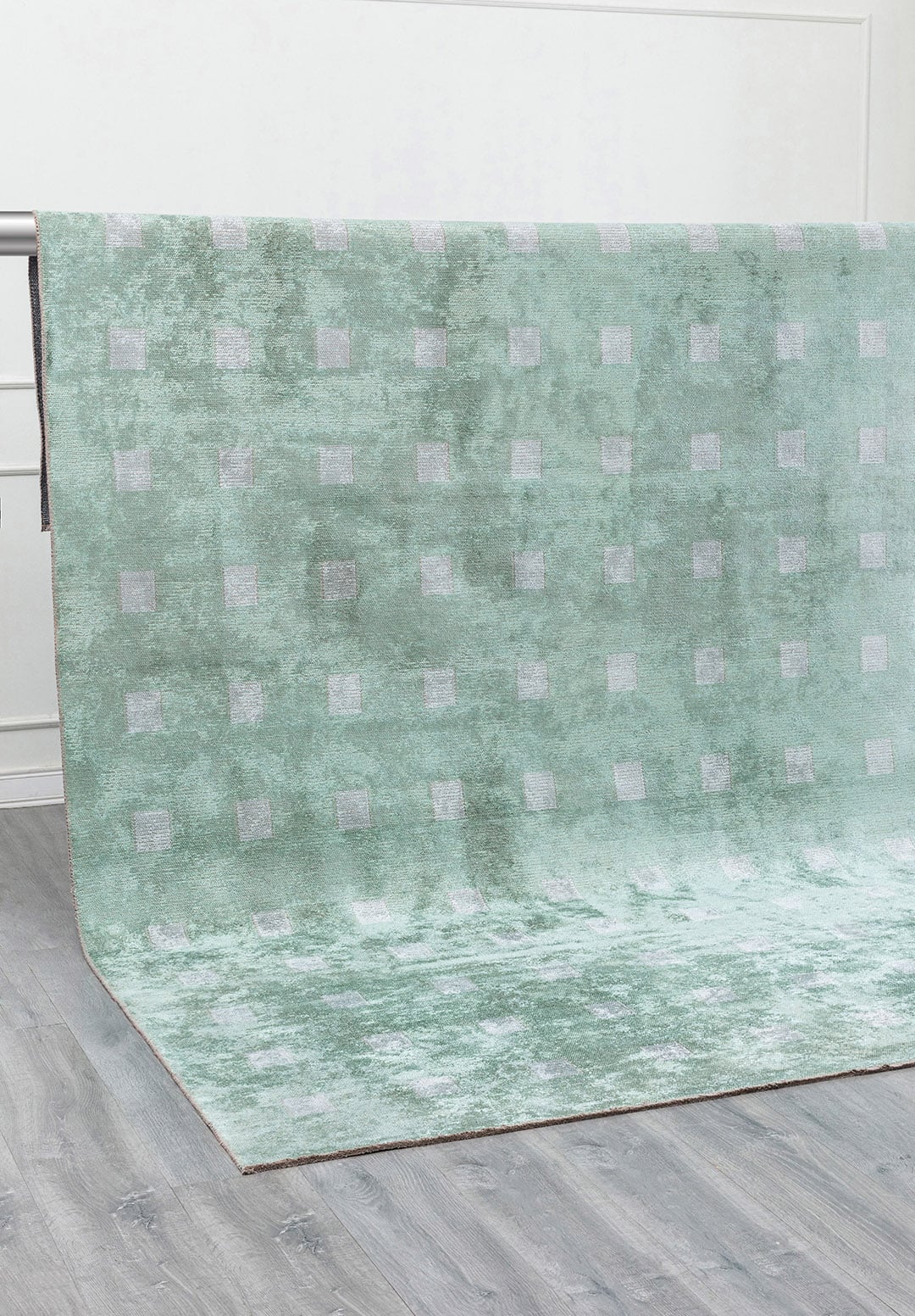 HARMONY RIVER GREEN - ICE BLUE RUG - 4