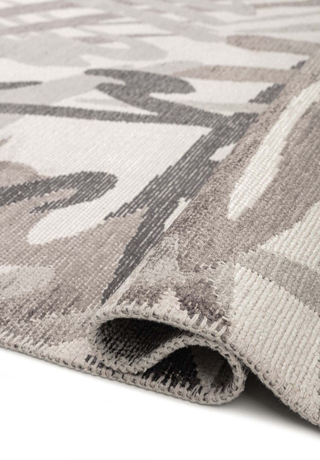 CARNIVAL CHARCOAL - DARK GREY - GREY - ECRU RUG - 2