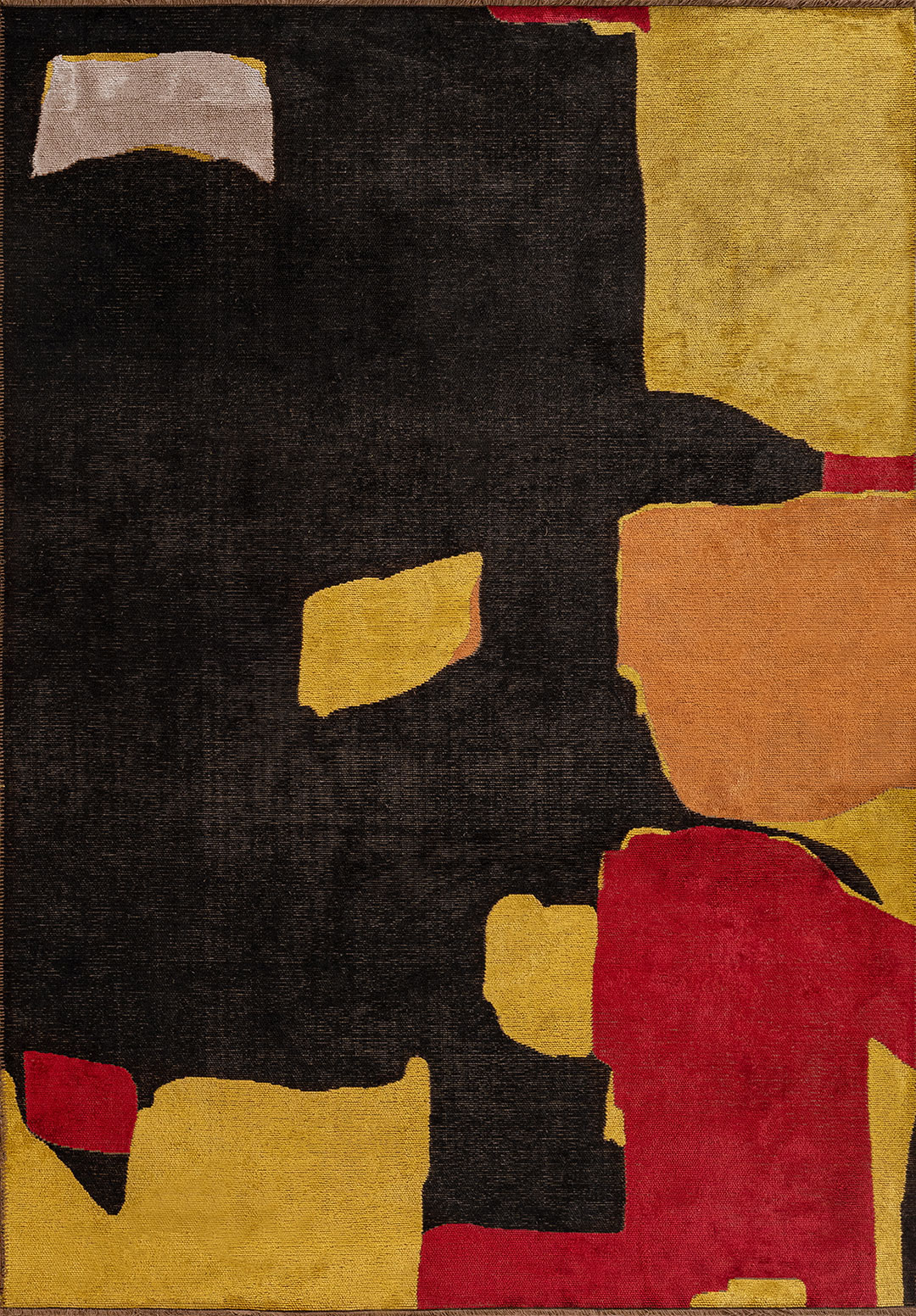 EUPHORIA YELLOW - BONE - RED - TERRA - BLACK RUG - 1