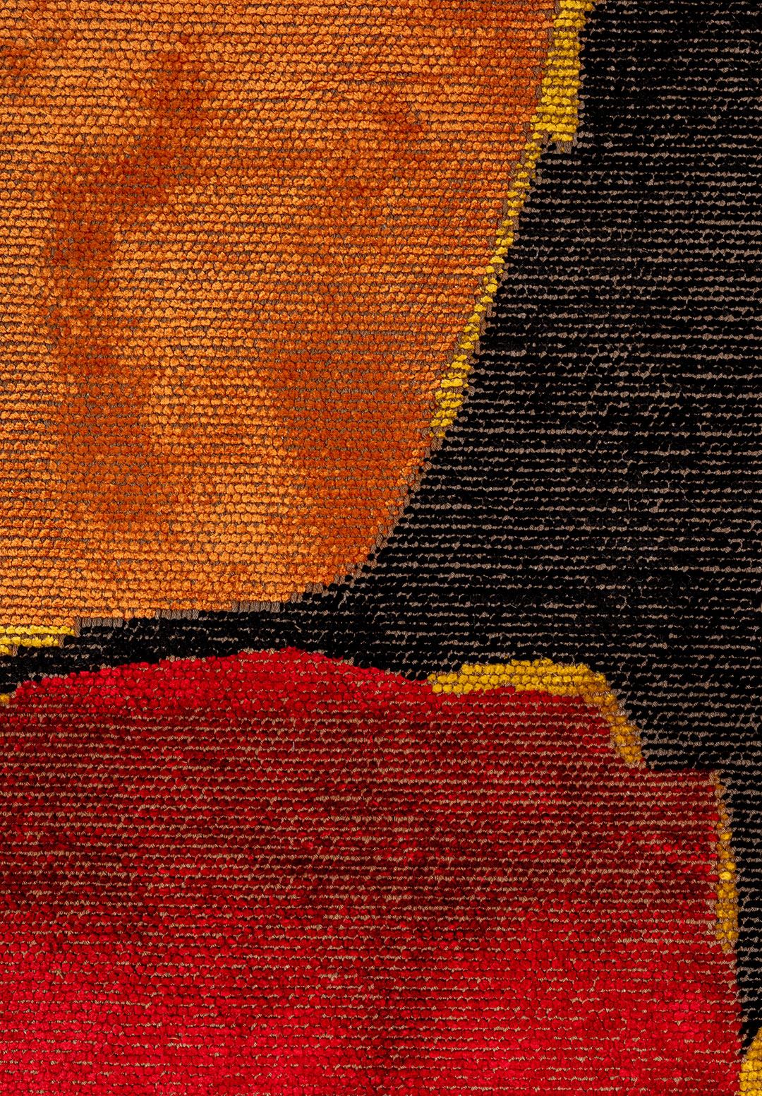 EUPHORIA YELLOW - BONE - RED - TERRA - BLACK RUG - 5