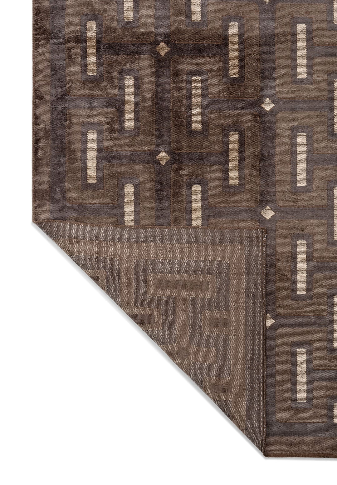 CHARM CHARCOAL - DARK MINK - BONE RUG - 3