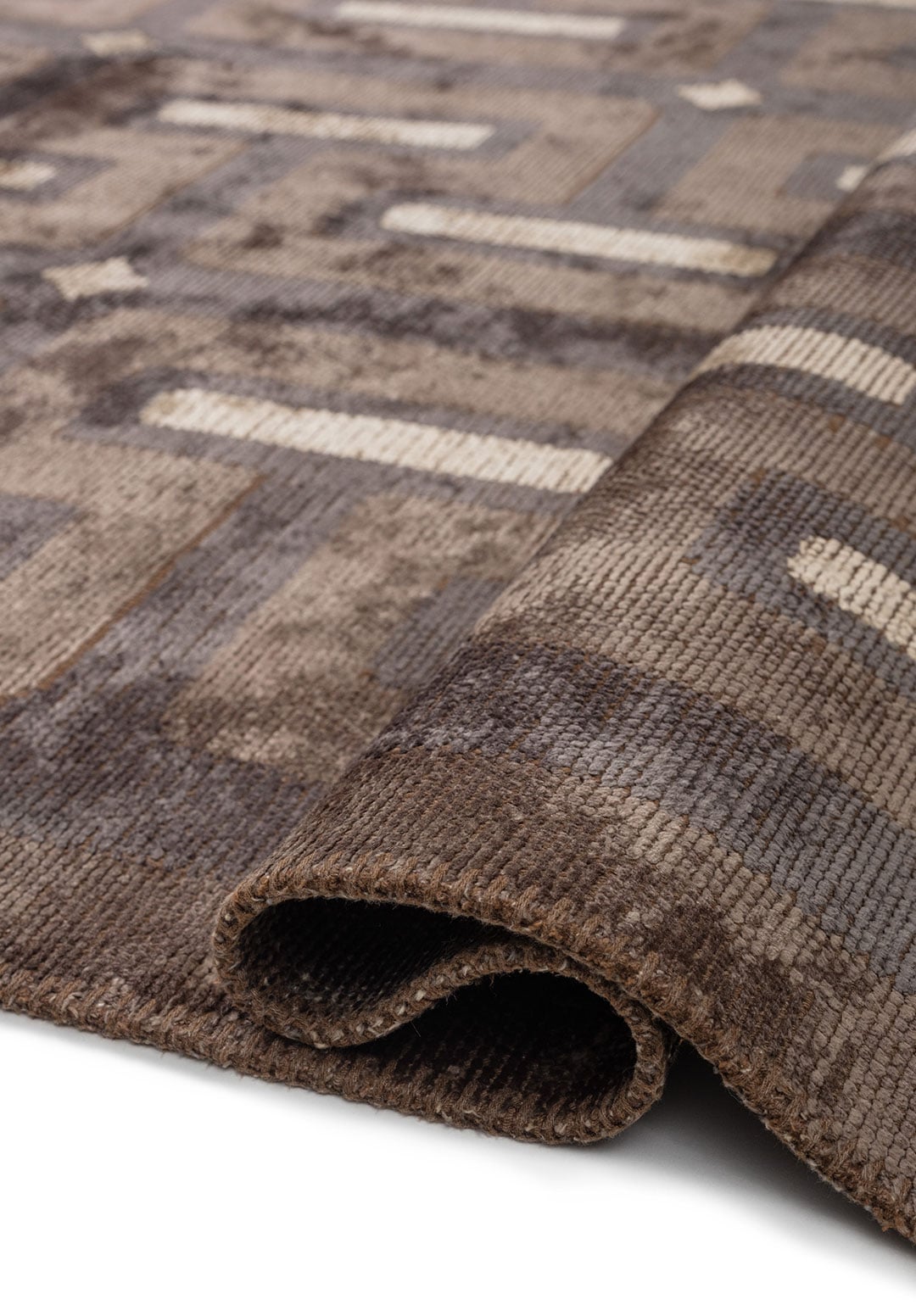 CHARM CHARCOAL - DARK MINK - BONE RUG - 2
