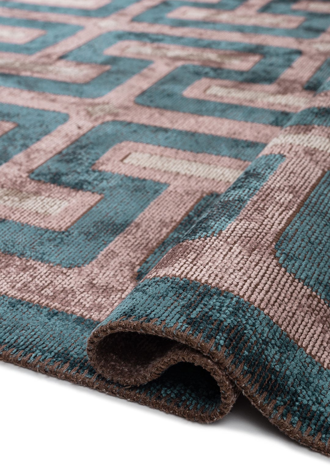 CHARM DAMSON - PETROL - BONE RUG - 2