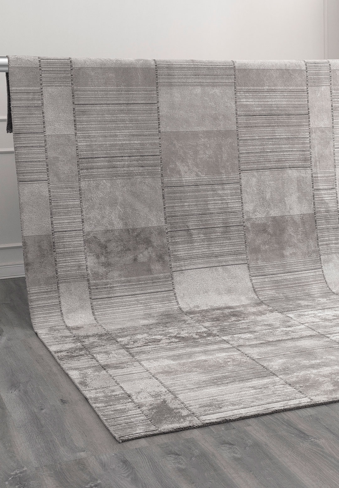 RAILWAY GREY - DARK GREY - CHARCOAL - LIGHT GREY RUG - 4