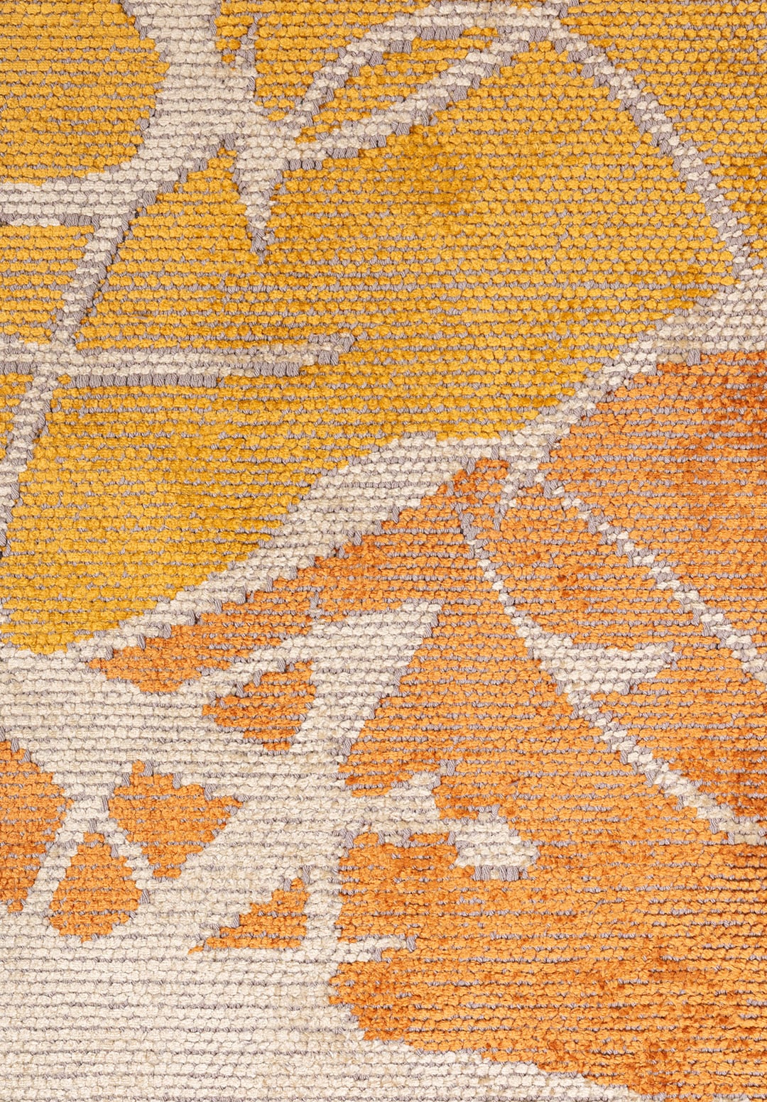 SOLAR TERRA - MUSTARD - RUST - DARK TERRA - CREAM RUG - 5