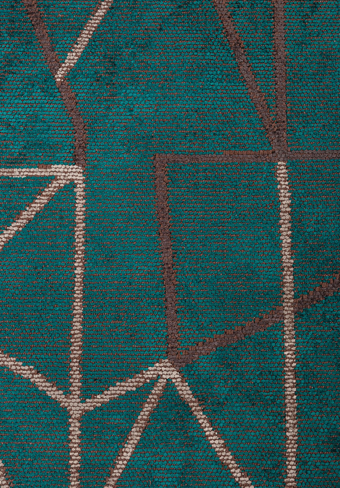 DELTA GREY - CHARCOAL - DARK TURQUOISE RUG - 5