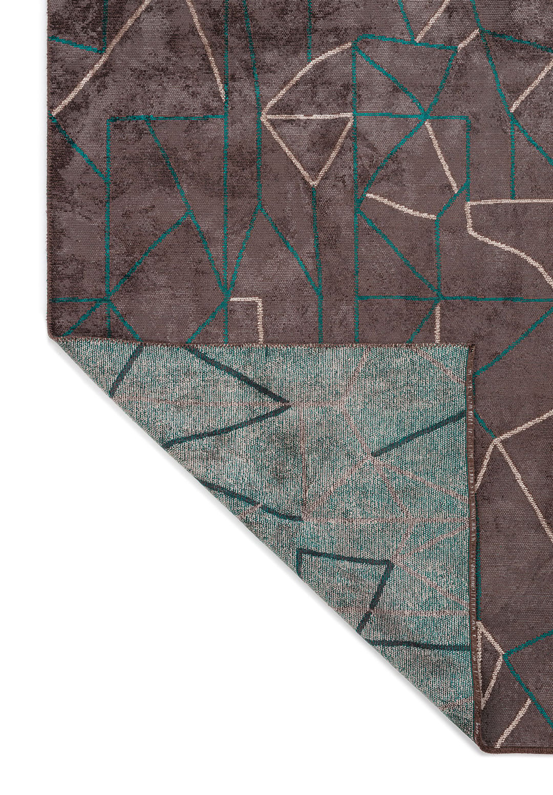 DELTA DARK TURQUOISE - AÇIK GRI - CHARCOAL RUG - 3