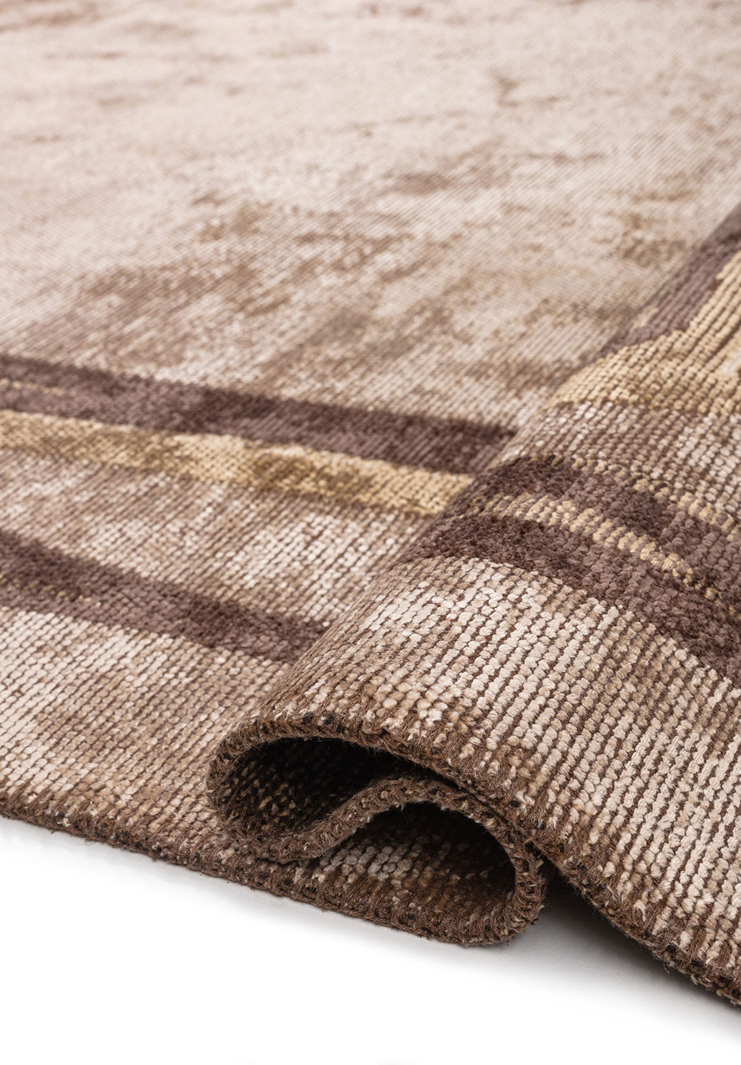 ROYAL DARK MINK - DARK BEIGE - BONE RUG - 2
