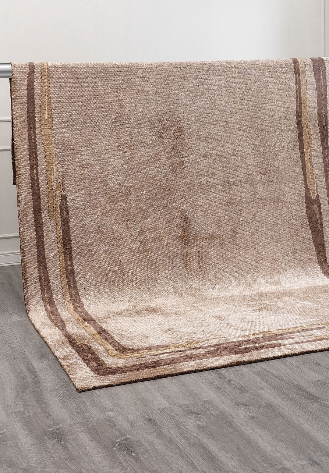ROYAL DARK MINK - DARK BEIGE - BONE RUG - 4