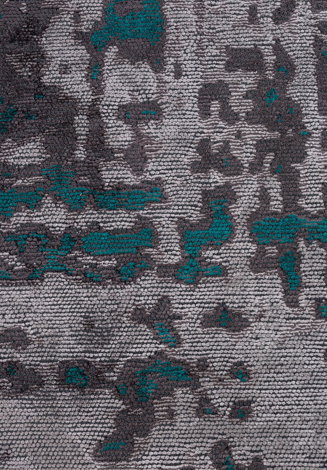 NEBULA DARK TURQUOISE - CHARCOAL - LIGHT GREY RUG - 5