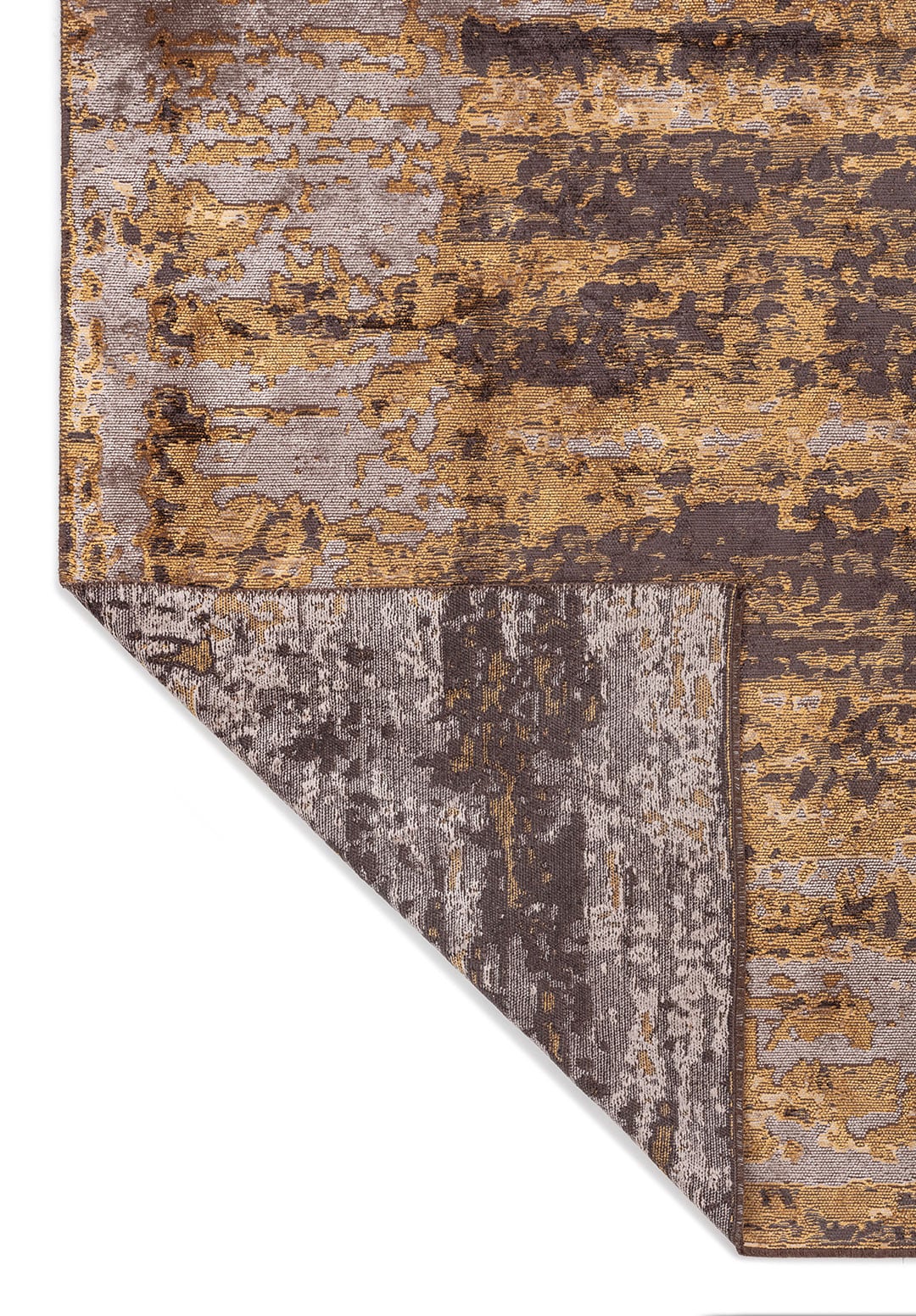 NEBULA CHARCOAL - GOLD - LIGHT GREY RUG - 3