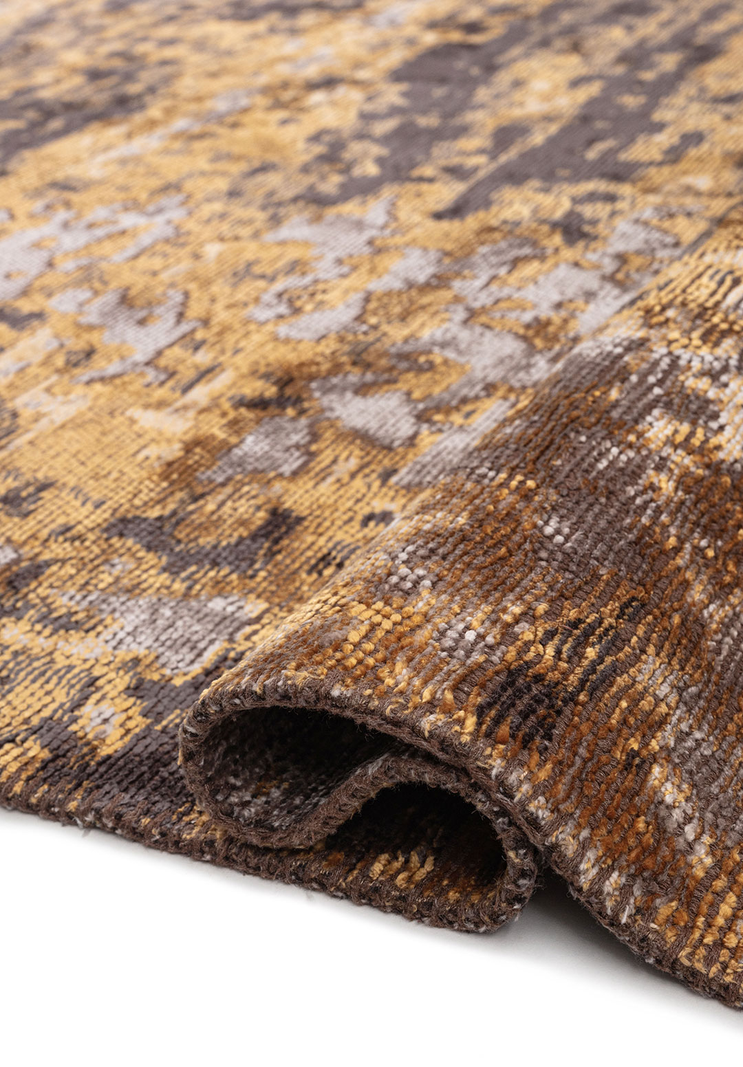 NEBULA CHARCOAL - GOLD - LIGHT GREY RUG - 2