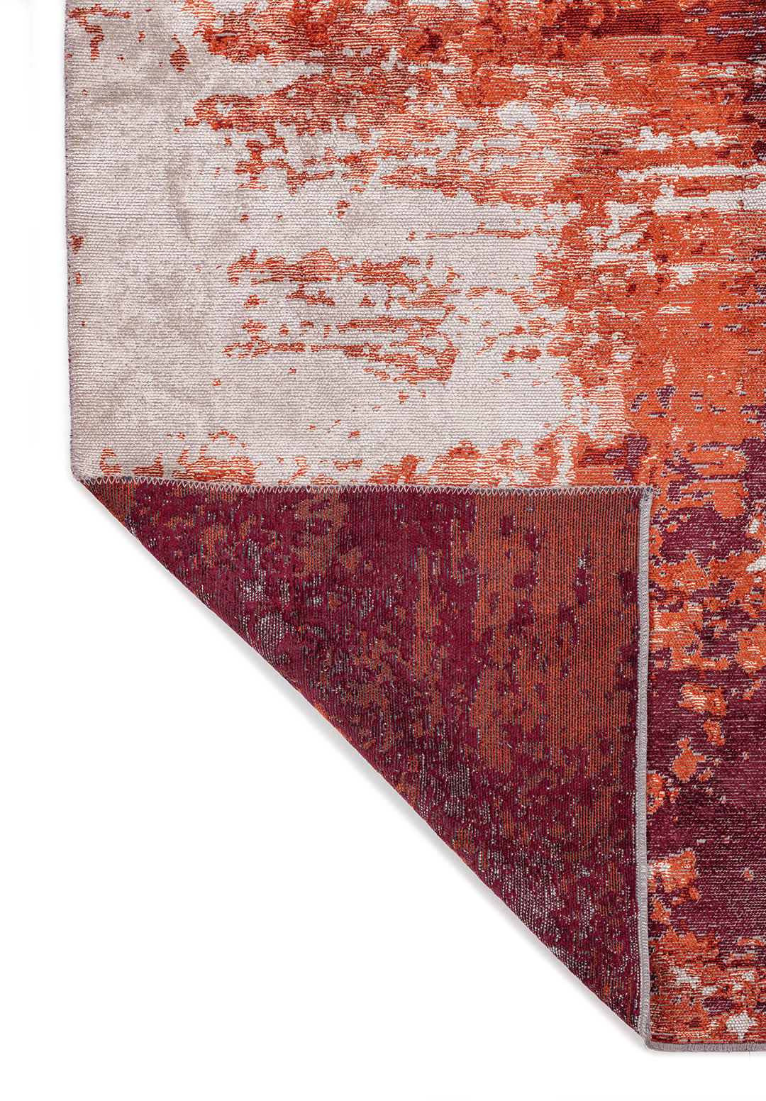 BLAZE LIGHT CREAM - RUST - CHERRY RUG - 3