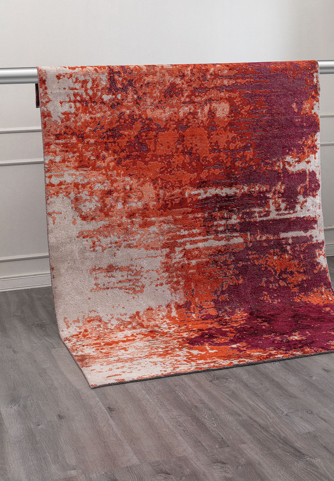 BLAZE LIGHT CREAM - RUST - CHERRY RUG - 4