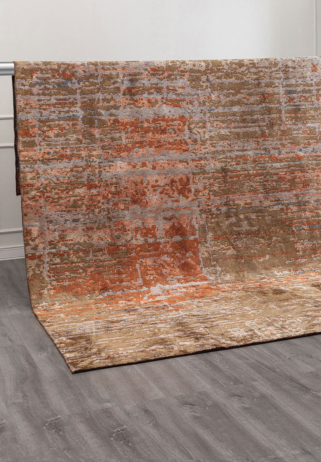 DAWN LIGHT BROWN - TERRA - BLUE - BONE RUG - 4