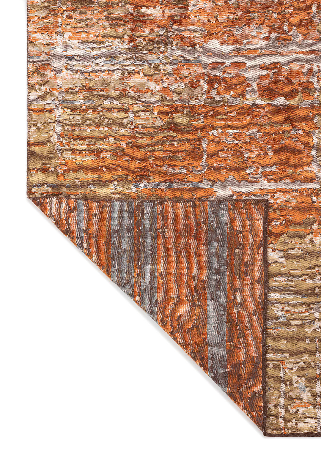DAWN LIGHT BROWN - TERRA - BLUE - BONE RUG - 3