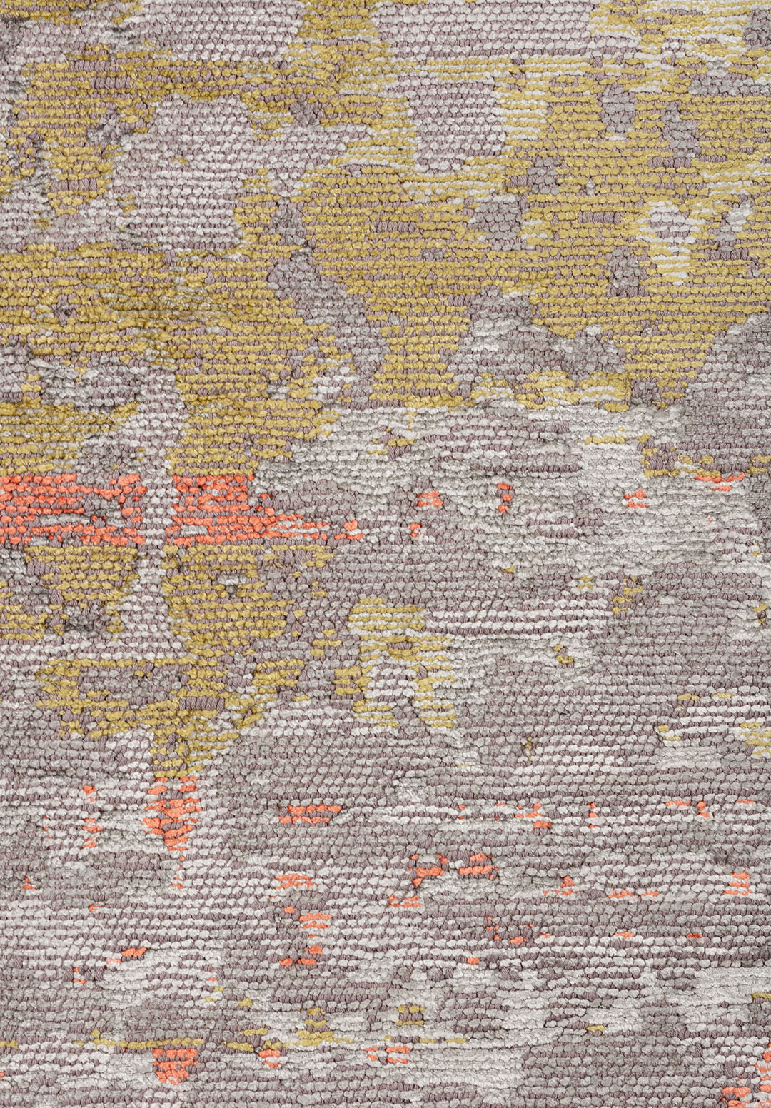 DAWN GREY - OLIVE GREEN - CORAL - BONE RUG - 5