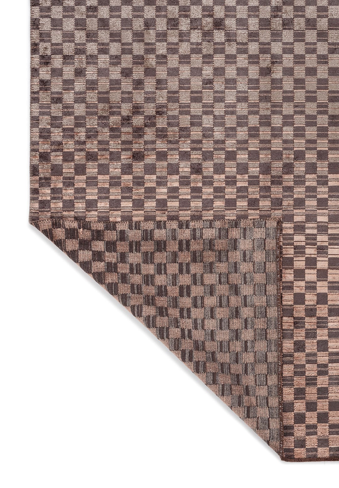 MOSAIC CHARCOAL - DARK GREY - COPPER - GREY RUG - 3