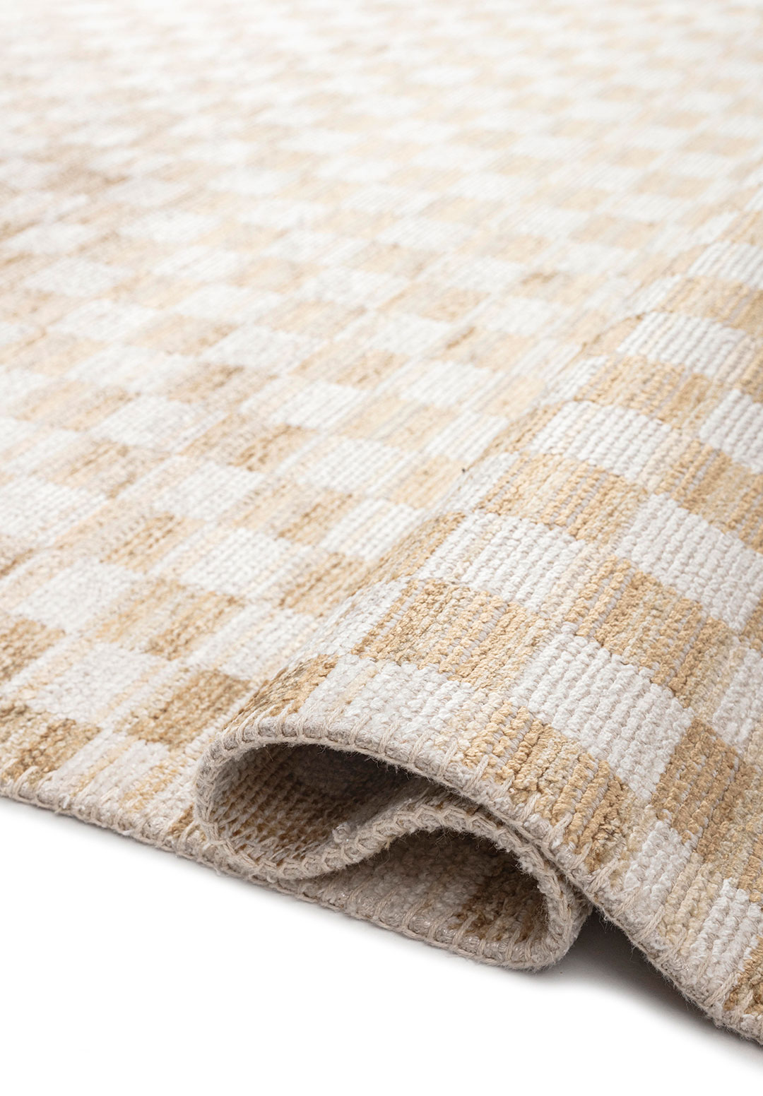 MOSAIC ECRU - CREAM - DARK BEIGE - BEIGE RUG - 2