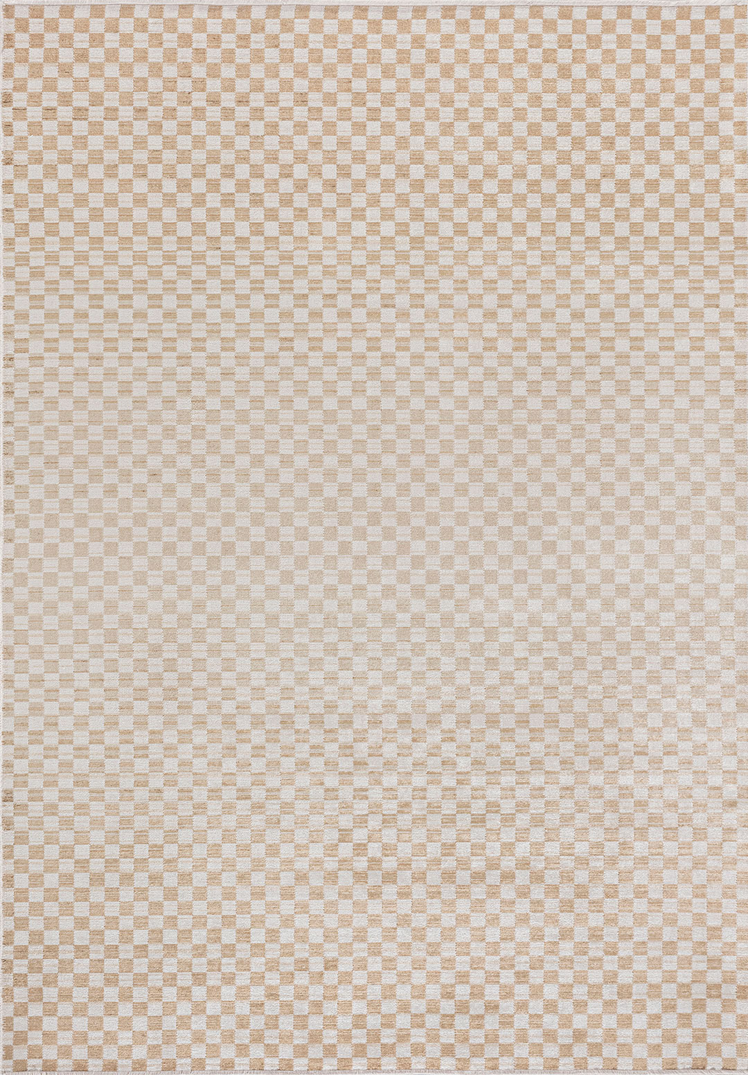 MOSAIC ECRU - CREAM - DARK BEIGE - BEIGE RUG - 1
