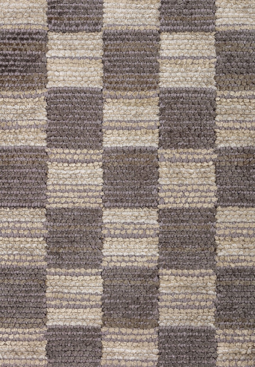 MOSAIC ANTHRACITE - KHAKI - BEIGE - BONE RUG - 5