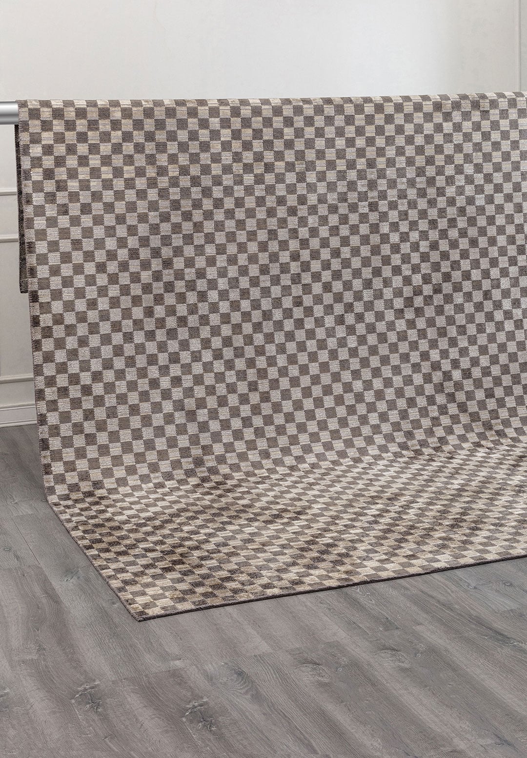 MOSAIC ANTHRACITE - KHAKI - BEIGE - BONE RUG - 4