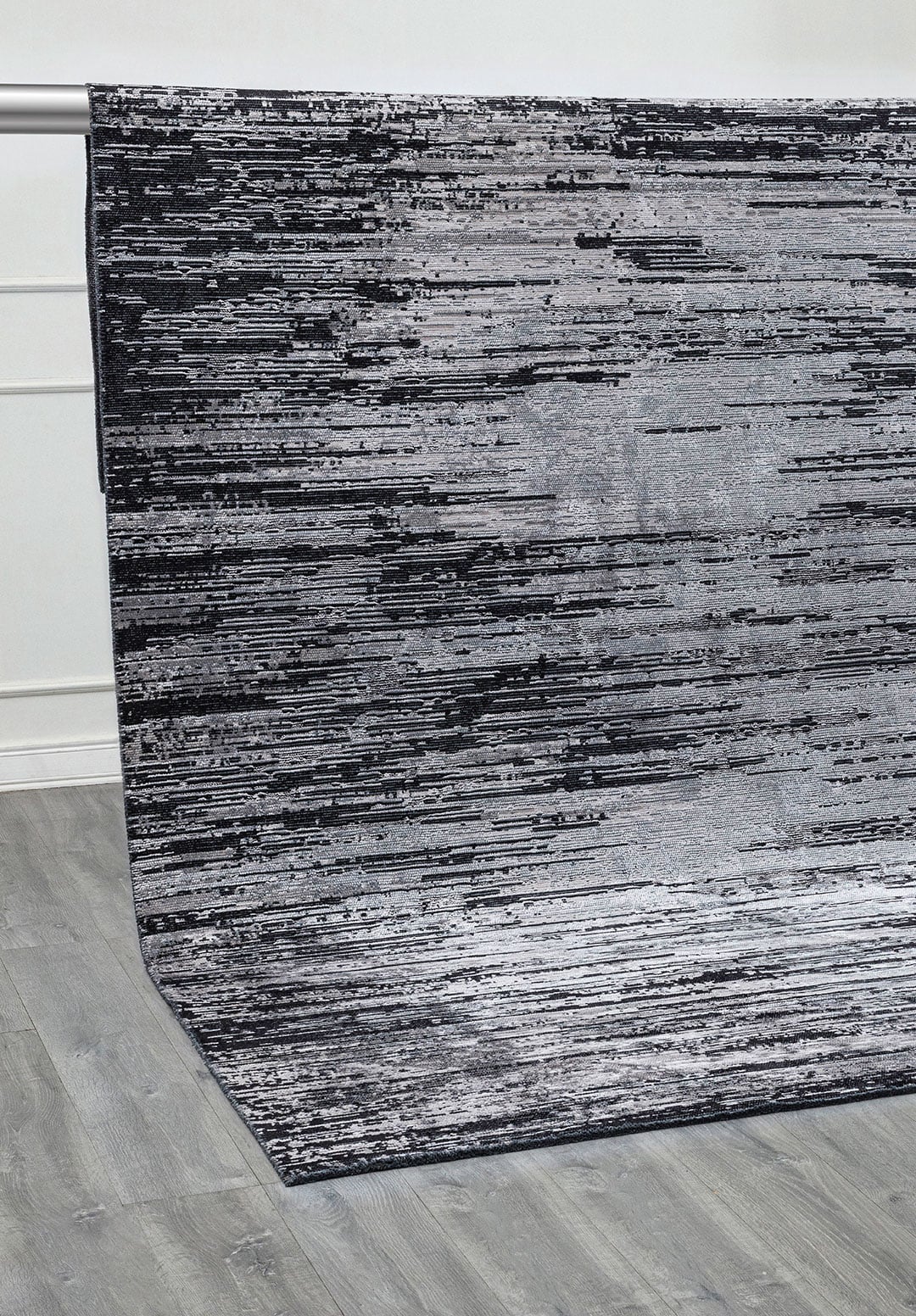 TWILIGHT BLACK - DARK GREY - LIGHT GREY RUG - 4